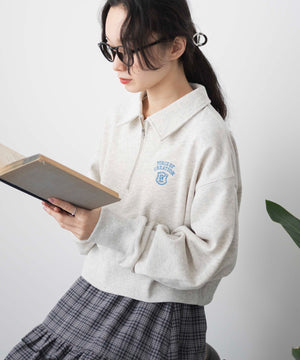 杢グレー　モデル:161cm  F着用