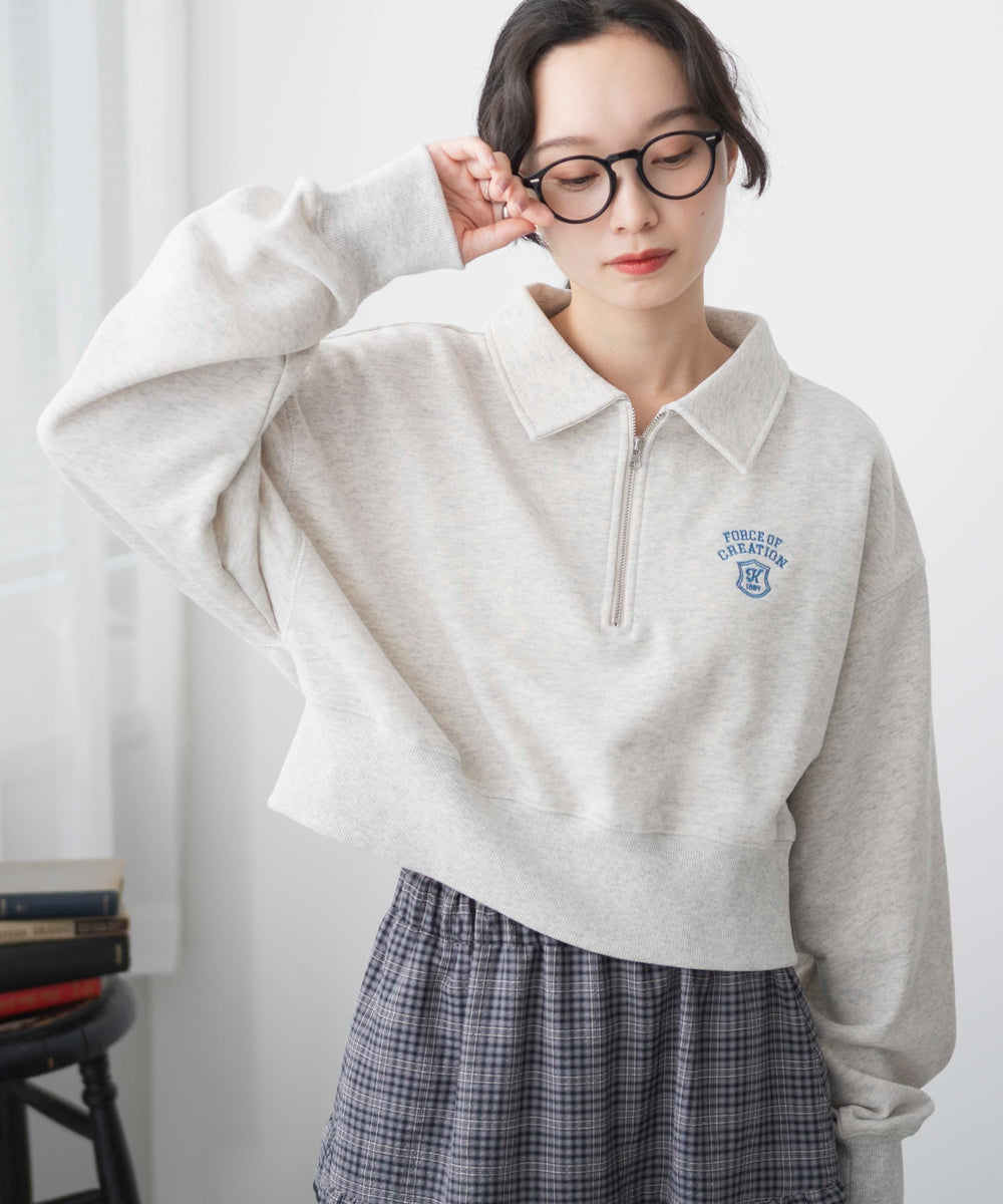 杢グレー　モデル:161cm  F着用