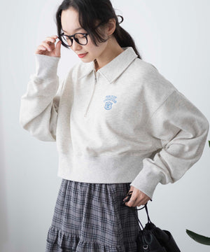 杢グレー　モデル:161cm  F着用