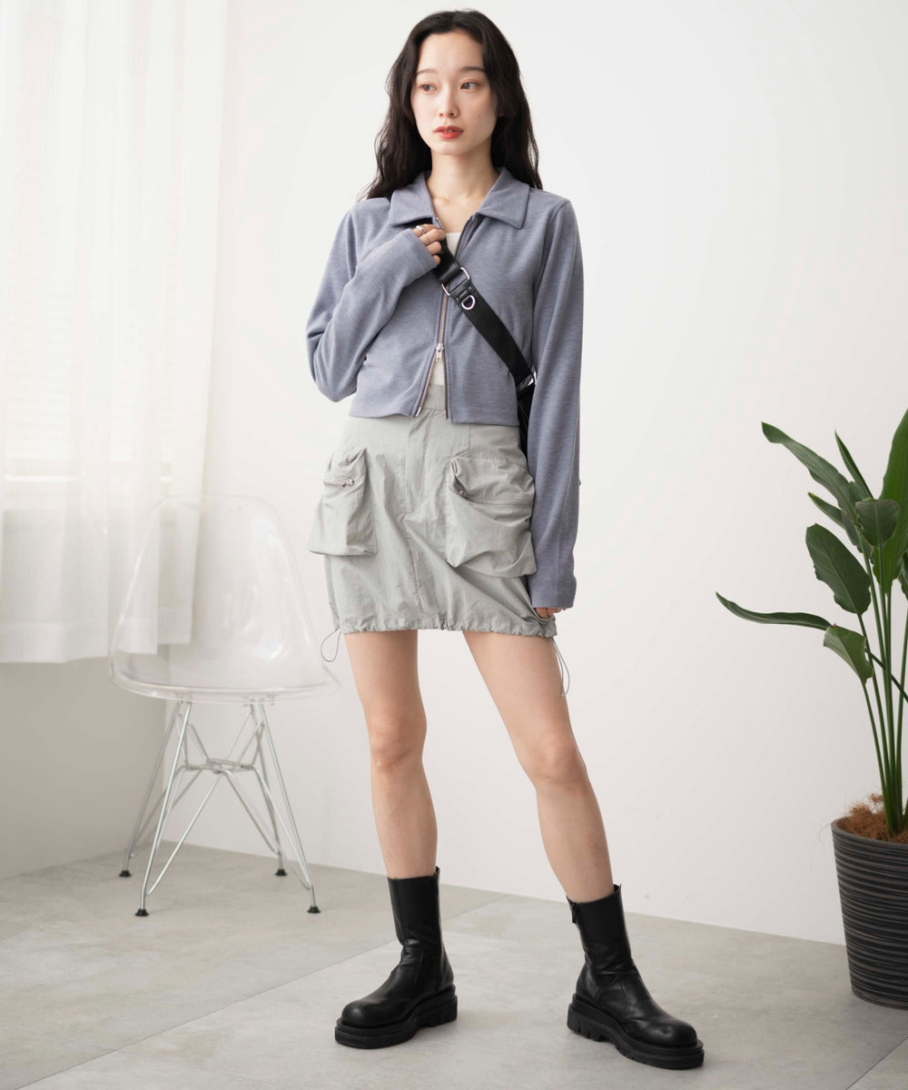 グレー　モデル:161cm F着用