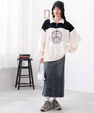 オフホワイト　モデル:163cm F着用