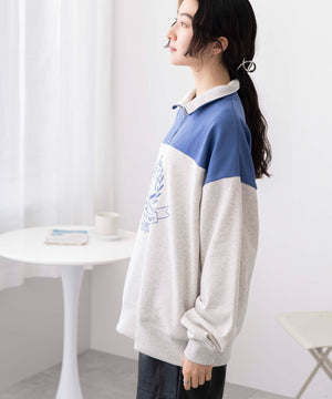 杢グレー　モデル:163cm F着用