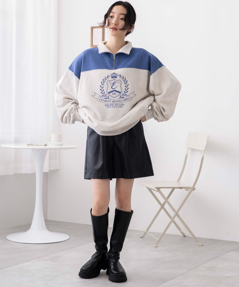 杢グレー　モデル:163cm F着用