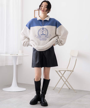 杢グレー　モデル:163cm F着用