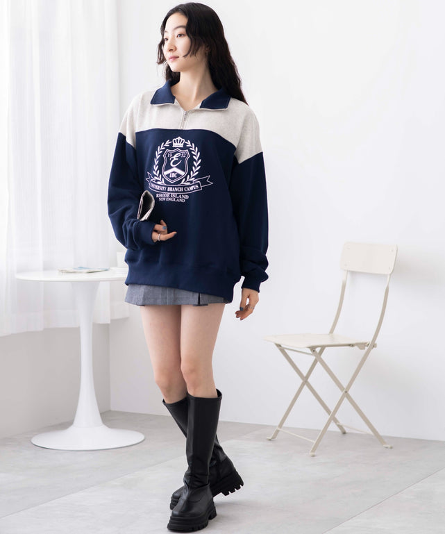 ネイビー　モデル:163cm F着用