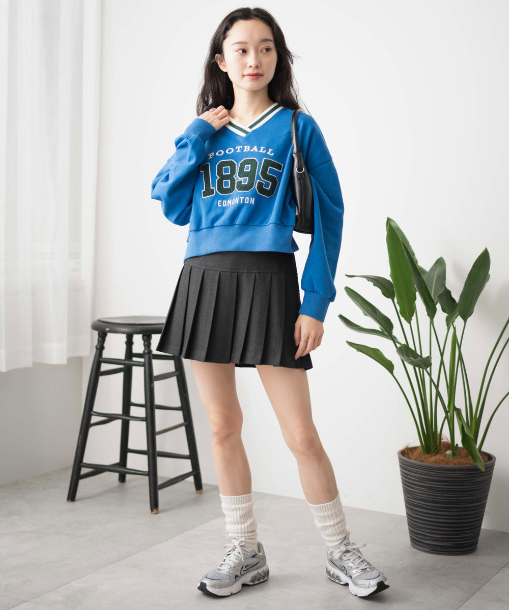 ブルー　モデル:161cm F着用