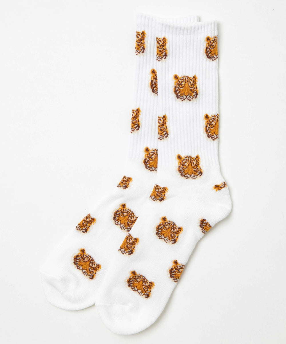 総柄デザインソックス（R）(25-27cm)