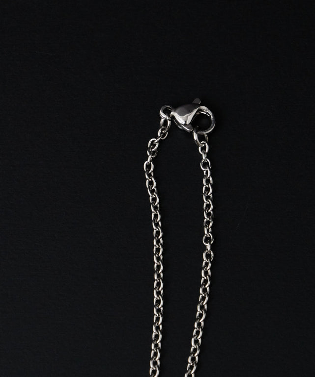 Mモチーフミックスネックレス