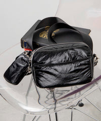 ブラックシャイニーナイロン（柄2） / F