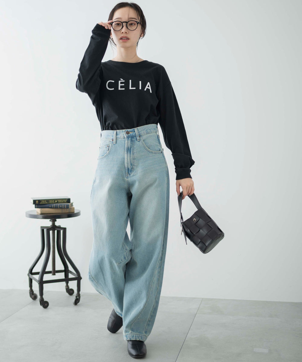 インディゴ淡　モデル：161㎝　M着用