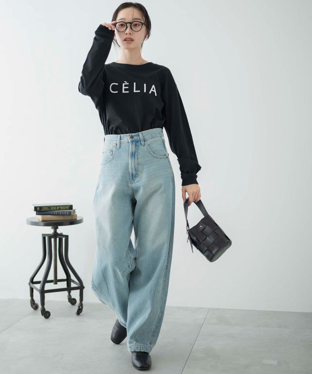 インディゴ淡　モデル：161㎝　M着用