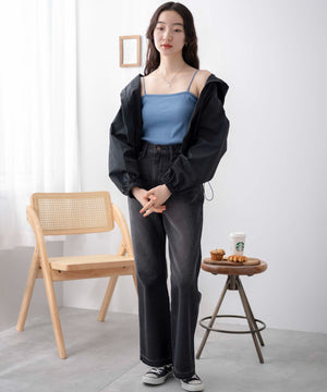 サックス　モデル:163cm M着用