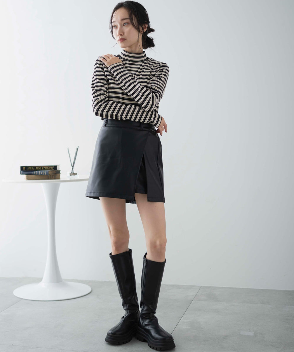 Fレザーブラック　モデル：161㎝　F着用