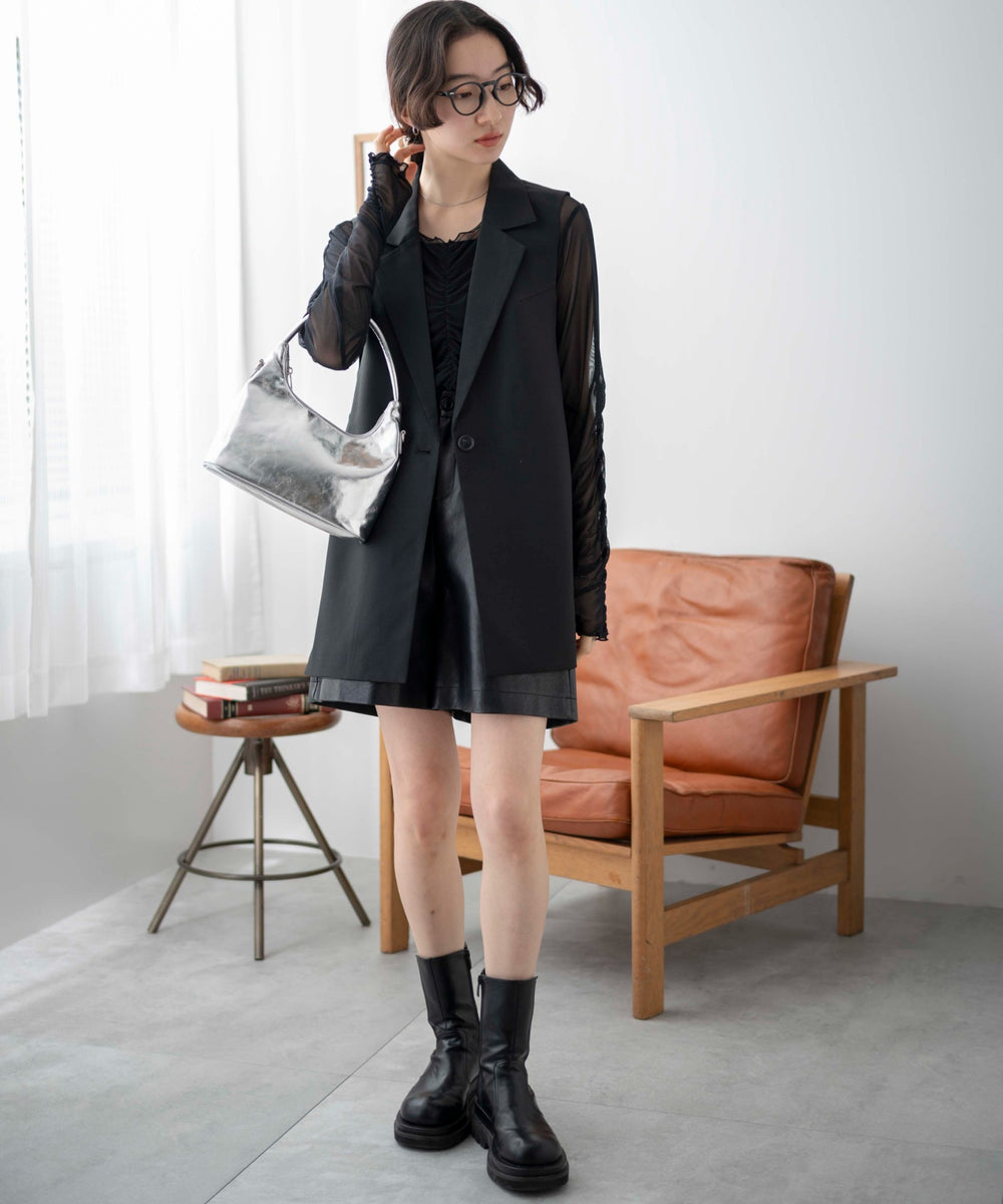 ブラック　モデル:163cm F着用