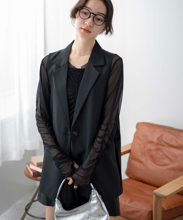 ブラック　モデル:163cm F着用