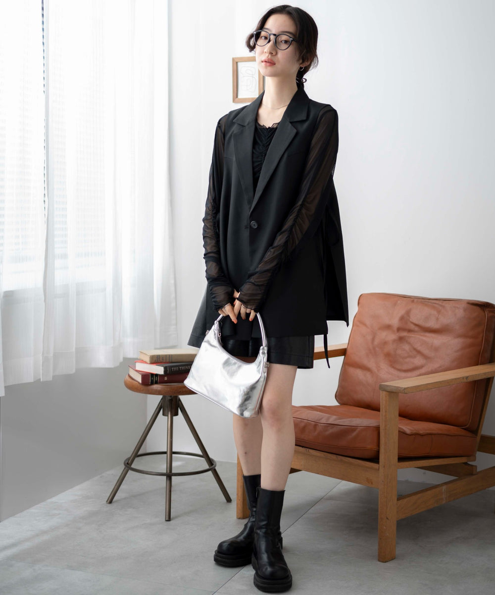 ブラック　モデル:163cm F着用