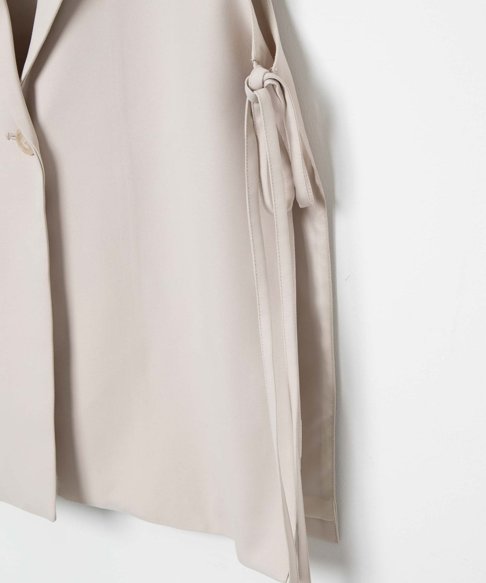 サイドリボンテーラードベスト