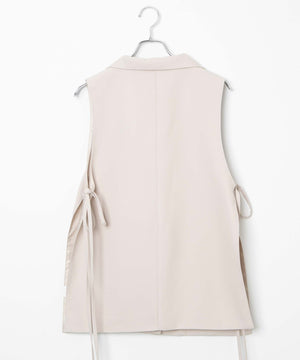 サイドリボンテーラードベスト