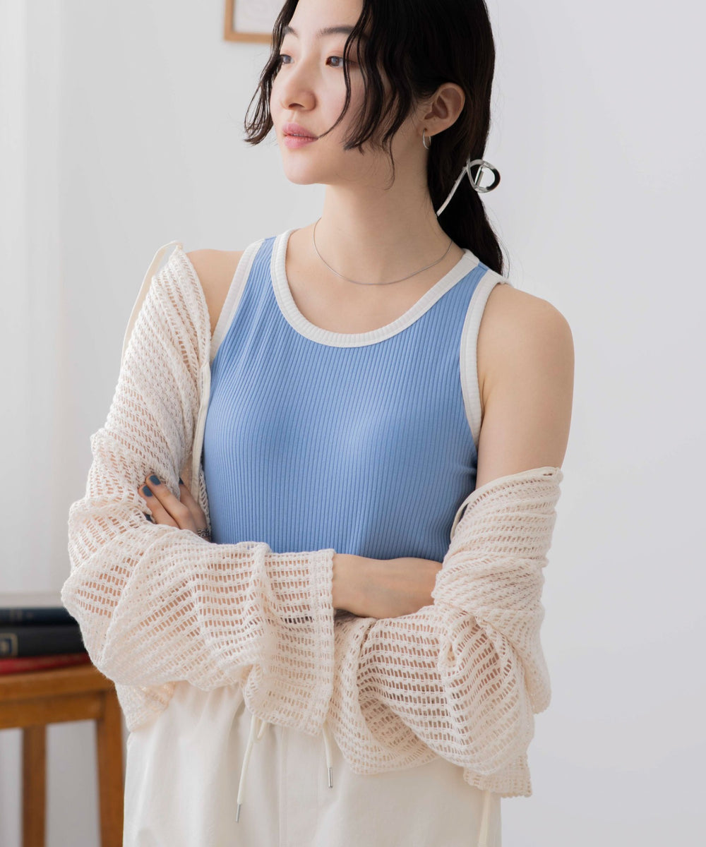 ブルーその他　モデル:163cm M着用