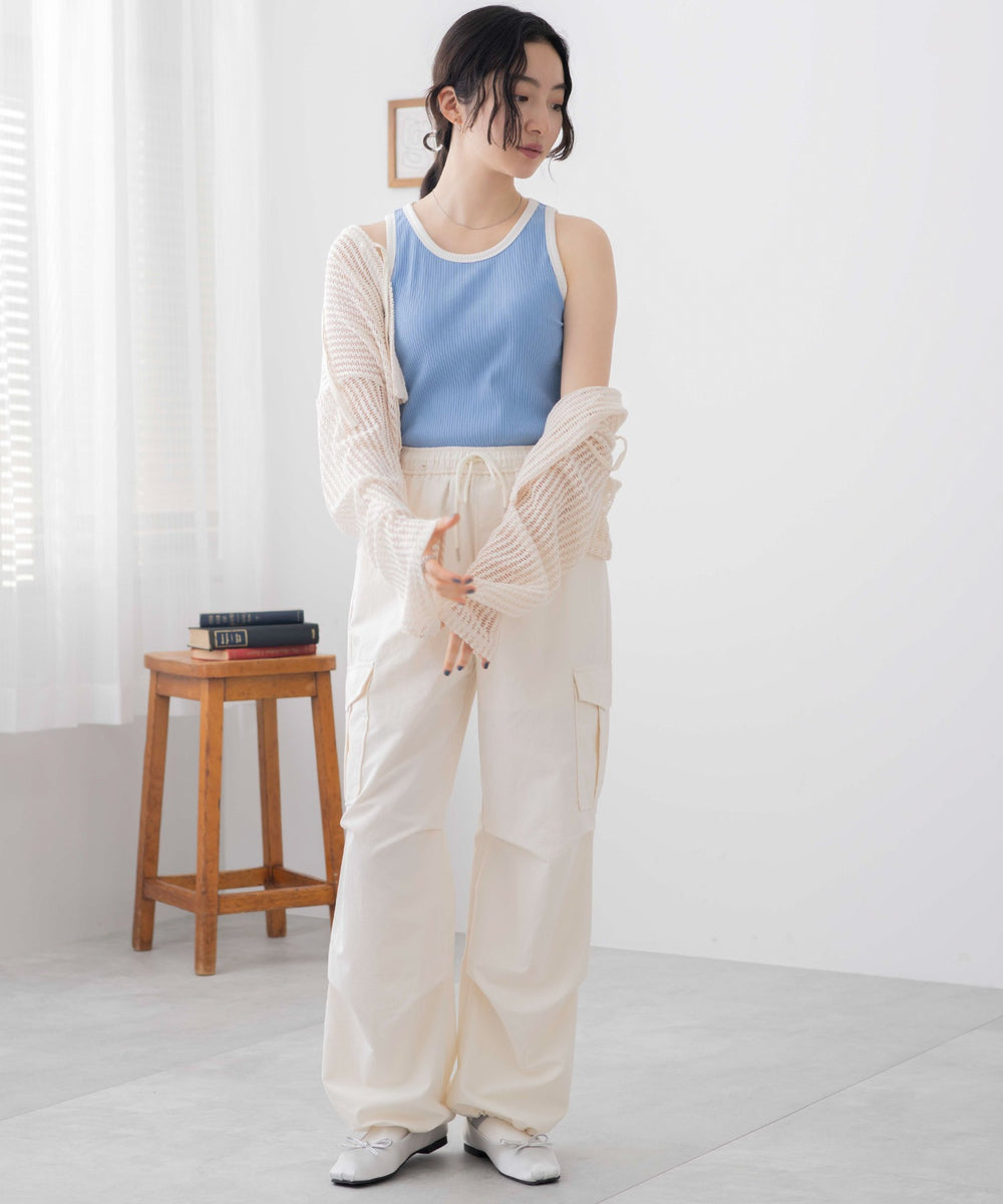 ブルーその他　モデル:163cm M着用