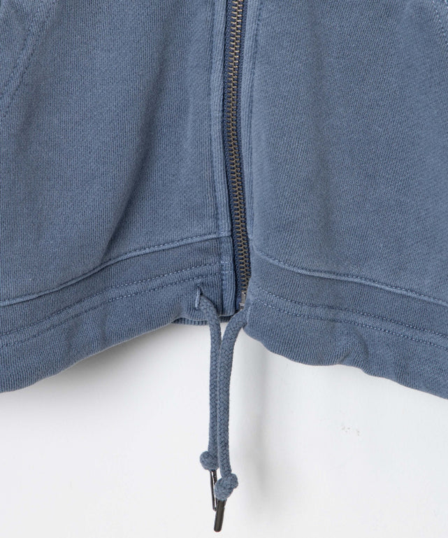 SHORT HIGHNECK ZIP HOODIE