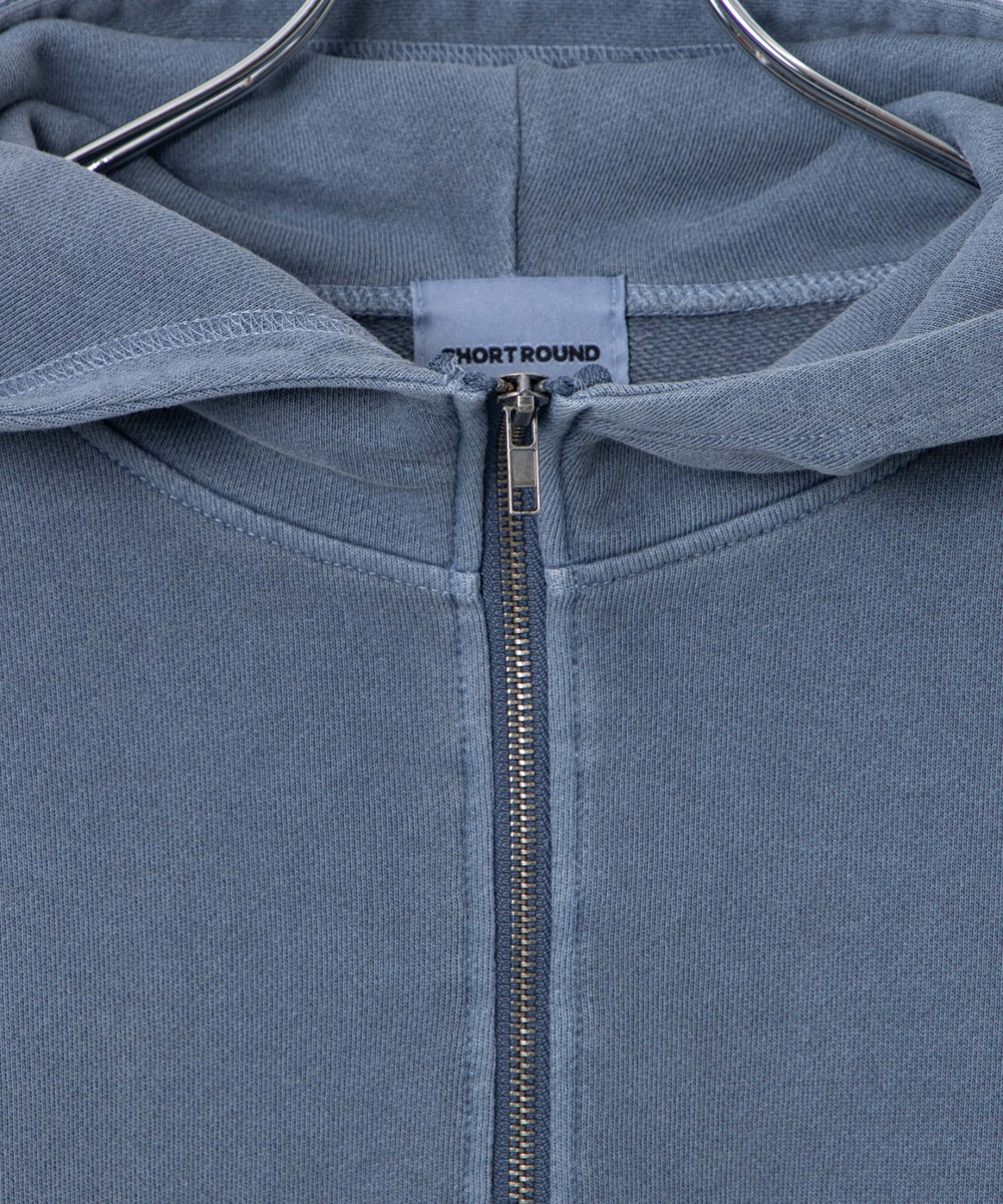 SHORT HIGHNECK ZIP HOODIE