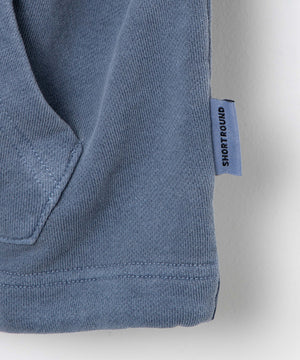 SHORT HIGHNECK ZIP HOODIE