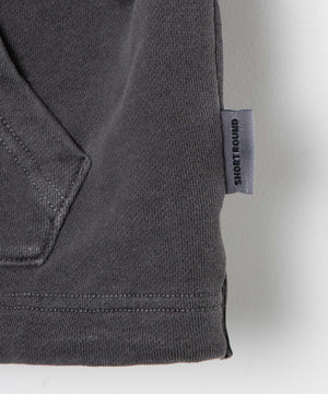 SHORT HIGHNECK ZIP HOODIE