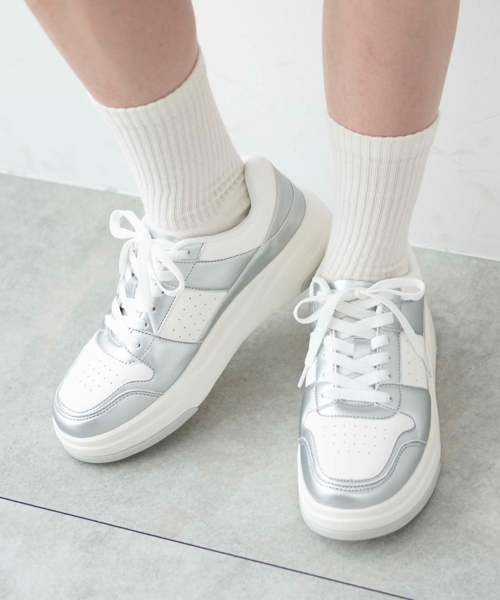 ホワイト×シルバー(柄3)