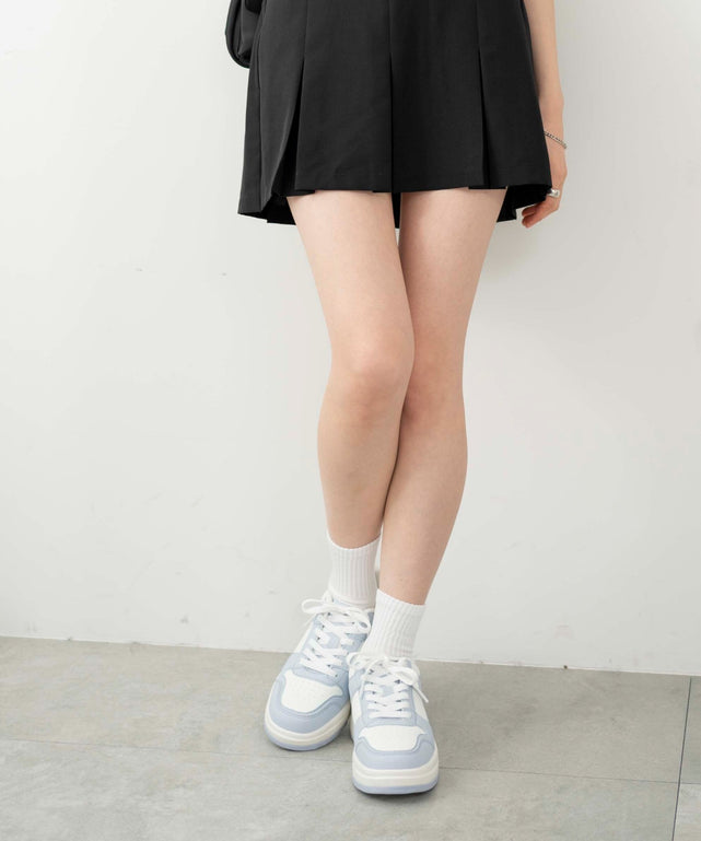 ホワイト×サックス(柄1)