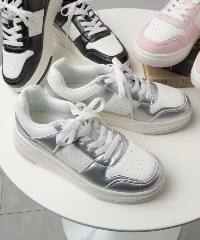 ホワイト×シルバー(柄3)