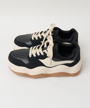 ウェーブソールカラースニーカー