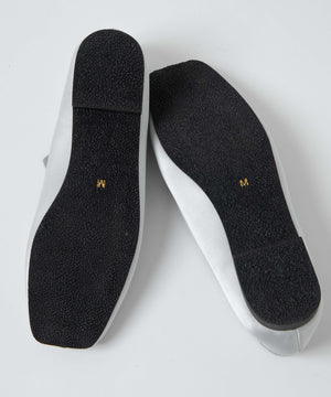 ベルト付きスクエアバレエシューズ