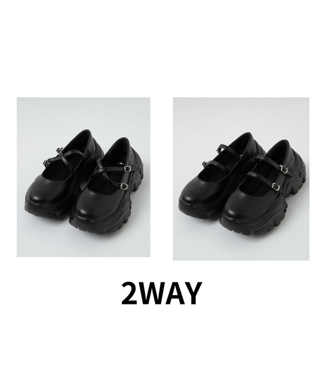 2WAYベルトシューズ