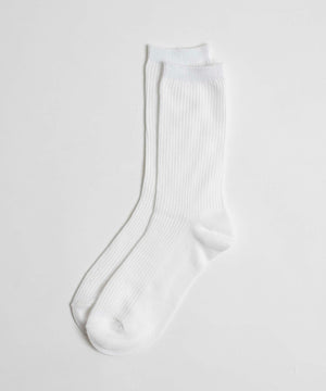 無地リブソックス（丈21㎝）