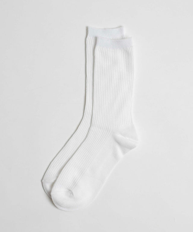 無地リブソックス（丈21㎝）