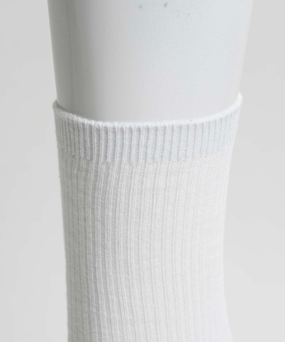 無地リブソックス（丈21㎝）