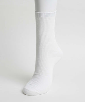 無地リブソックス（丈21㎝）