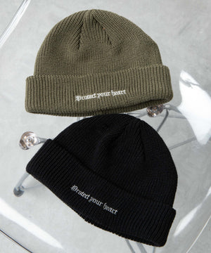 ロゴショートビーニー