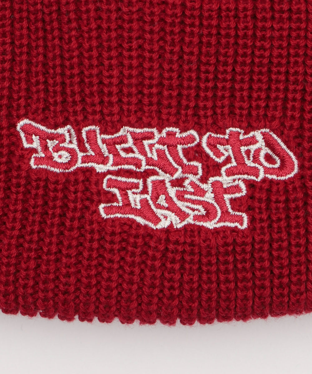 ロゴショートビーニー