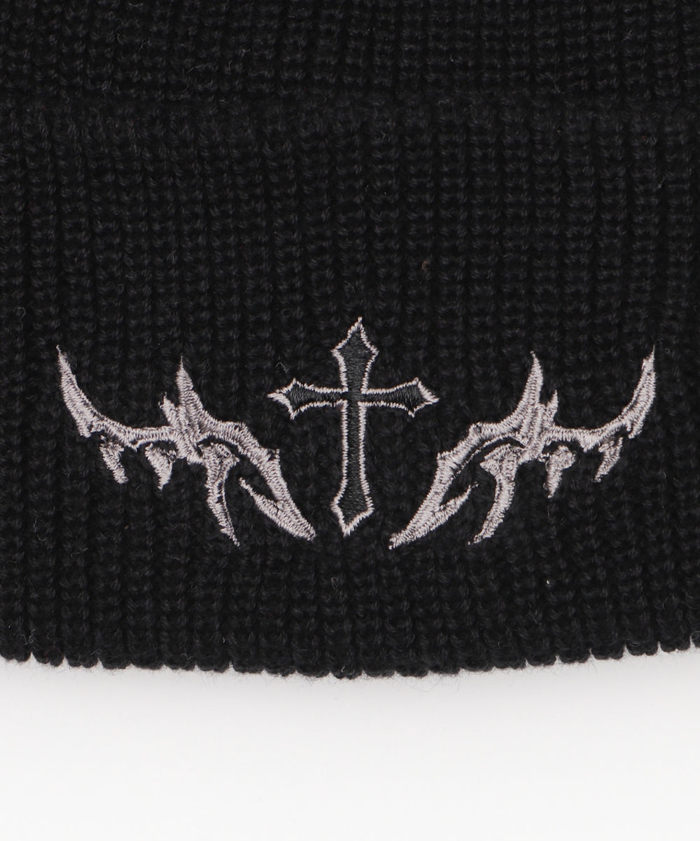 ロゴショートビーニー