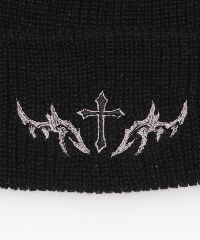 ロゴショートビーニー