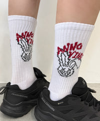 グラフィックデザインソックス（R）(25-27cm)