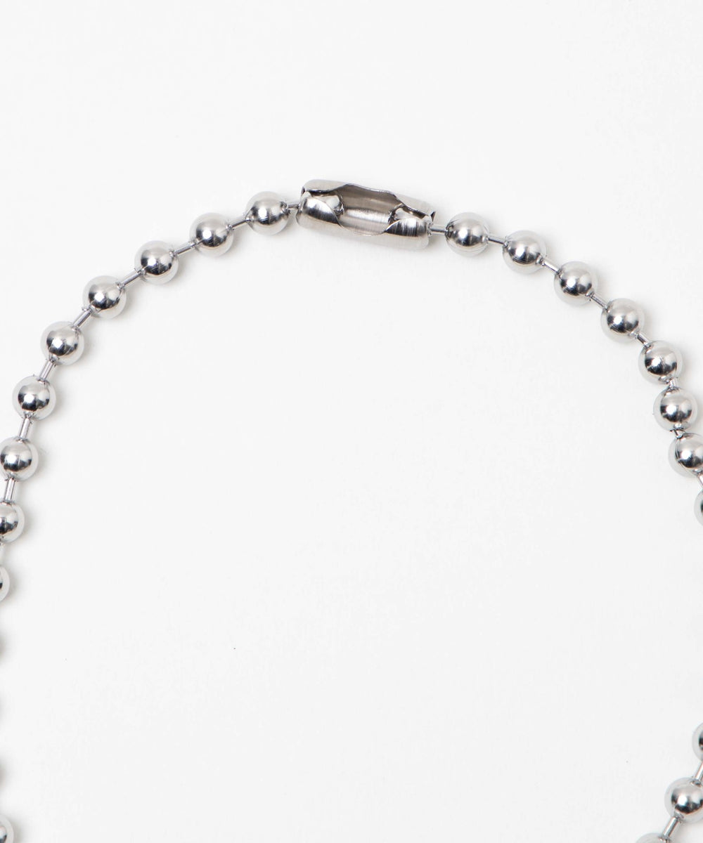 LBIGモチーフボールチェーンネックレス