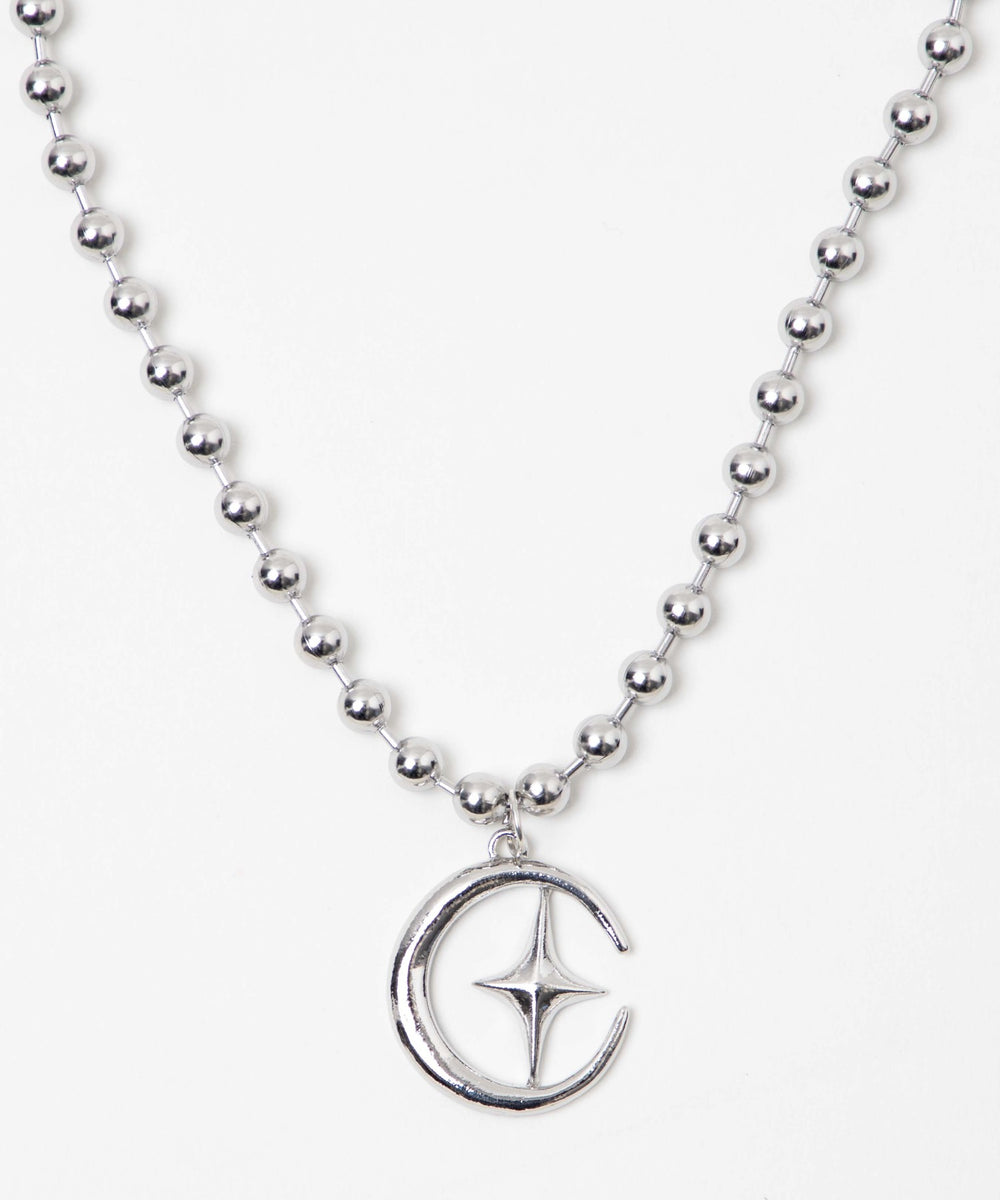 LBIGモチーフボールチェーンネックレス