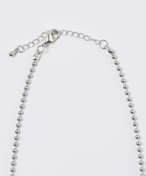 Lメタルリボンネックレス