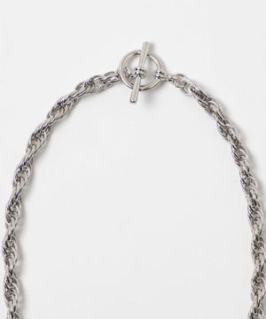 Lヘビーチェーンモチーフネックレス