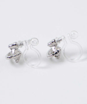 Lミニモチーフ樹脂イヤリング