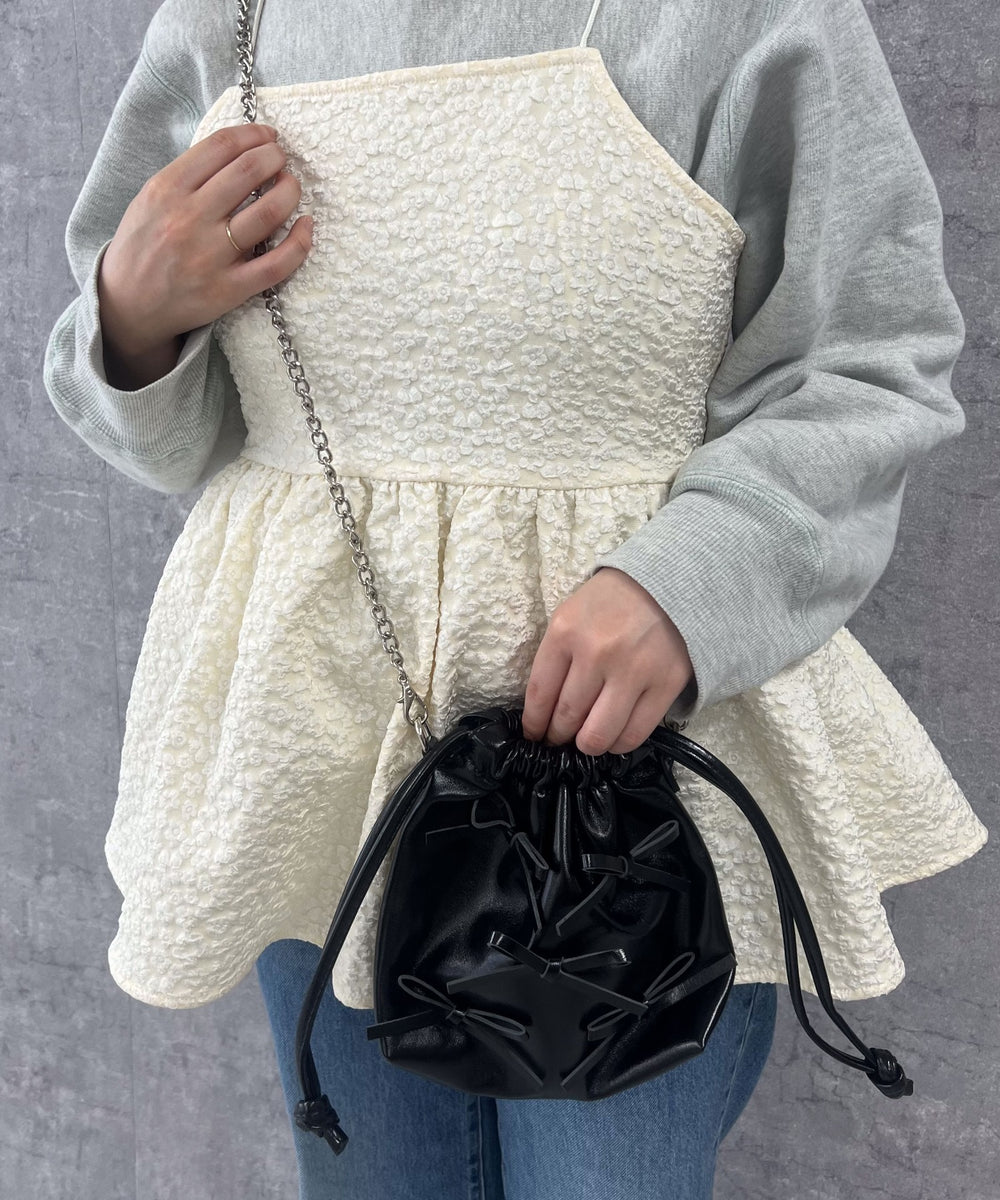 リボンブラック(柄3)