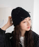 ribbon　knit　cap/ブラック